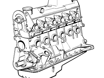 BMW 11001285897 Exchange Short Engine