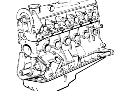 BMW 11009057181 Set Mounting Parts Short Engine