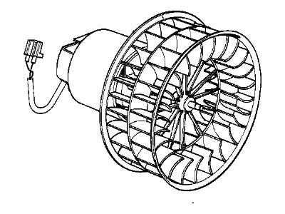 1995 BMW 318ti Blower Motor - 64118361913