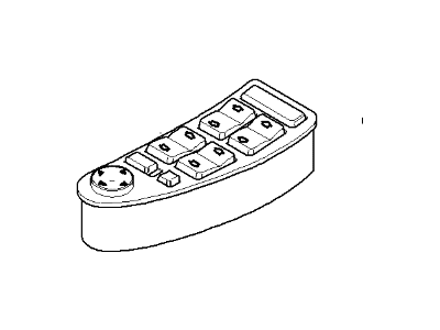 BMW 525i Window Switch - 61319362763