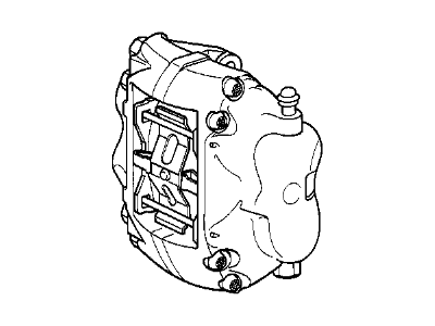 BMW 735i Brake Caliper - 34111151482