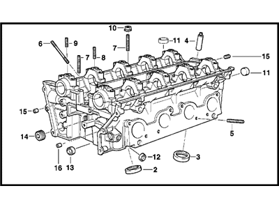 BMW 11121702378 Cylinder Head Right