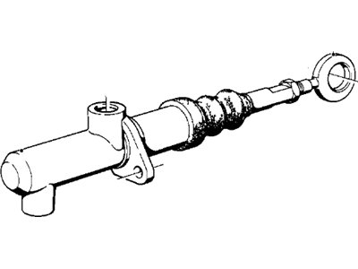 1976 BMW 530i Clutch Master Cylinder - 21521156004