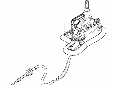 BMW 740iL Automatic Transmission Shifter - 25161423750