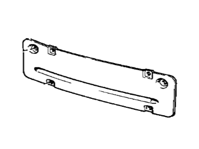 BMW 51181855952 Registration Plate Mounting