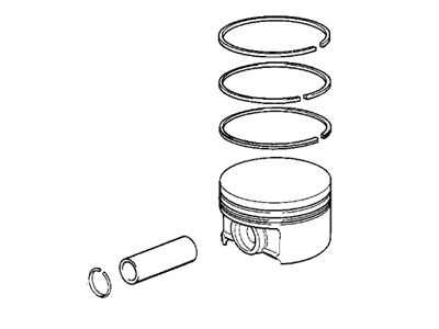 1996 BMW M3 Piston - 11251404962