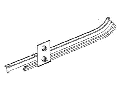 BMW 51361839237 Chest Strip, Left Rear