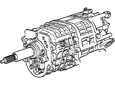 1986 BMW 528e Transmission Assembly - 23001220201