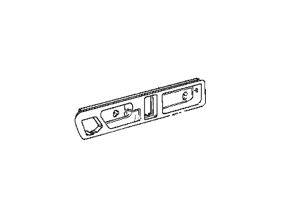 BMW 51228137387 Door Handle Inside Left