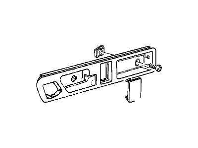 BMW 525iT Interior Door Handle - 51228137388