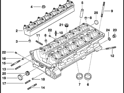 BMW 11121748391 Bearing Ledges Cylinder Head