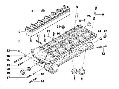 1993 BMW 325is Cylinder Head - 11121748069