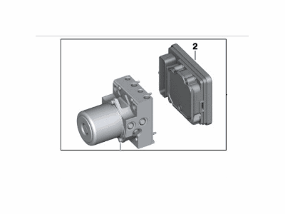 BMW X3 ABS Pump And Motor Assembly - 34516896312