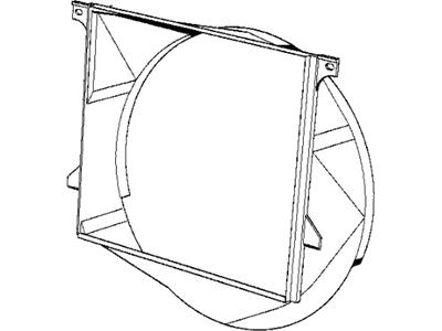 BMW 17111719249 Fan Shroud