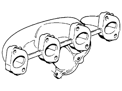 BMW 11751706360 Exhaust Manifold