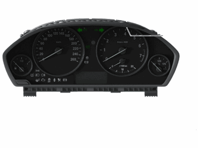 2017 BMW 330i Speedometer - 62106834500
