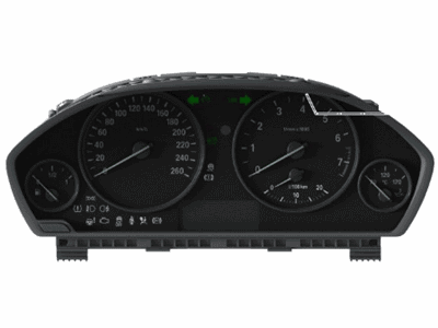 2017 BMW 330e Speedometer - 62105A03A26