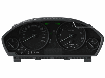 BMW 62106991701 INSTRUMENT CLUSTER