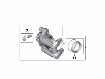 2018 BMW 430i xDrive Brake Caliper - 34216850858