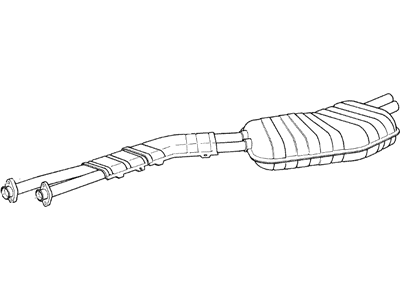 1995 BMW M3 Exhaust Resonator - 18101403516