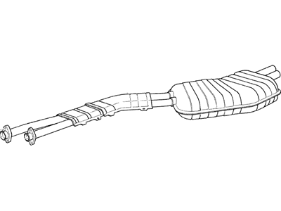 1997 BMW M3 Exhaust Resonator - 18101405290