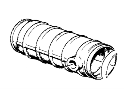 1987 BMW 635CSi Air Hose - 13541722847