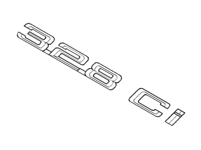 BMW 328Ci Emblem - 51148240124