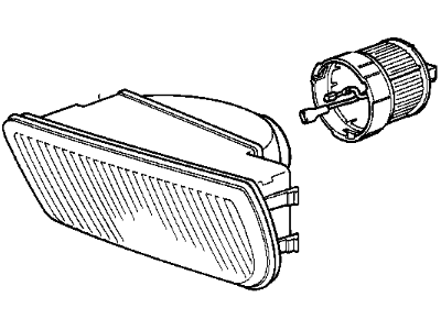 1992 BMW 535i Fog Light - 63178360946