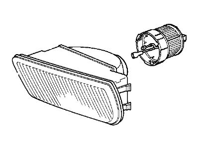 1993 BMW M5 Fog Light - 63178360035