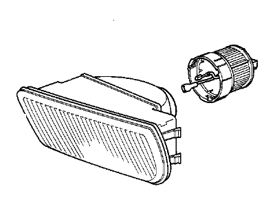1992 BMW 535i Fog Light - 63178360036