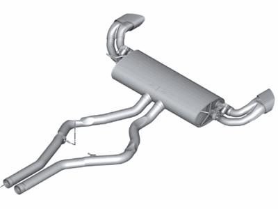 BMW X6 M Exhaust Pipe - 18307848147