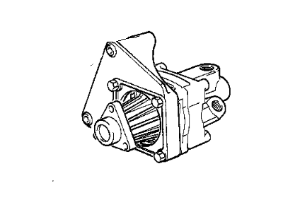 1992 BMW 525i Power Steering Pump - 32411134596