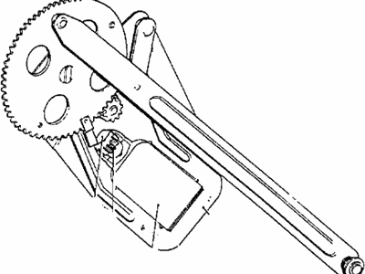 BMW 3.0CS Window Motor - 51331358779