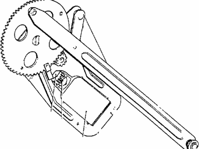 1971 BMW 3.0CS Window Regulator - 51338745151