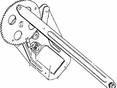 BMW 3.0CS Window Motor - 51331358780