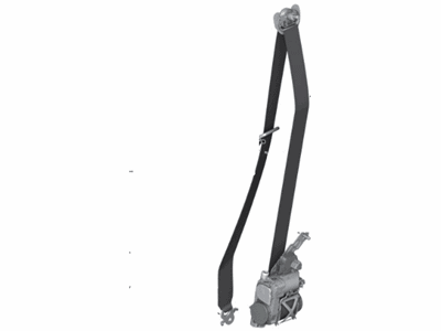 BMW 750i Seat Belt - 72117402370