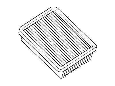 1993 BMW 740iL Air Filter - 13721702158