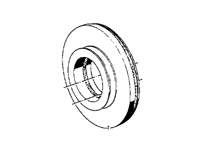 1977 BMW 530i Crankshaft Pulley - 11231263878