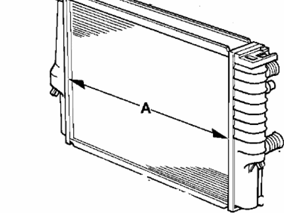 1993 BMW 750iL Radiator - 17111723468