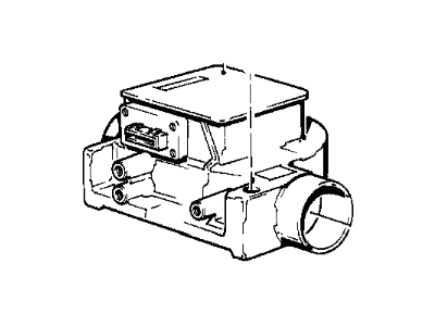 BMW 635CSi Mass Air Flow Sensor - 13621286064