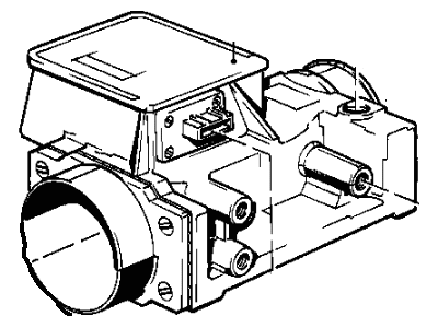 1984 BMW 528e Mass Air Flow Sensor - 13621466356