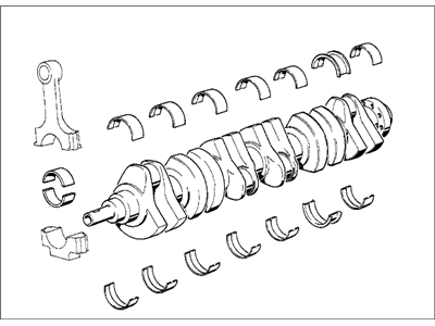 1986 BMW 524td Crankshaft - 11212242002