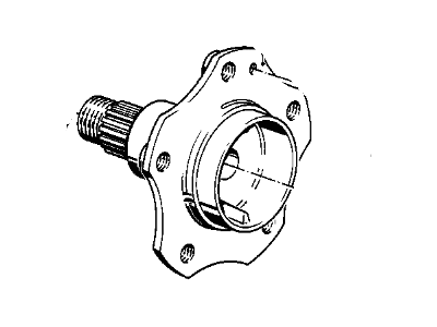 1989 BMW 635CSi Axle Shaft - 33411134883