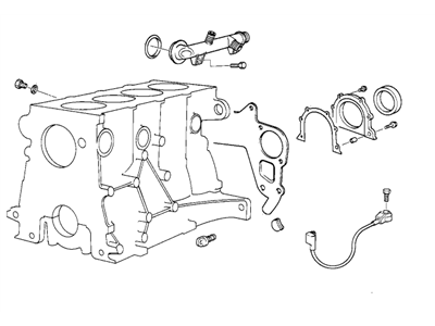 BMW 11119066436 Gasket Set Engine Block Asbesto Free