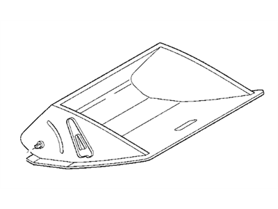 BMW 51458224909 Hinged Compartment In Dashboard