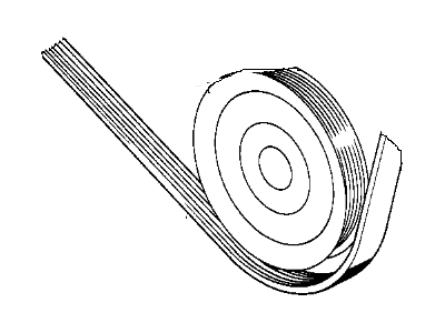 BMW 850i Drive Belt - 11281736972