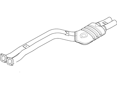 2004 BMW X3 Exhaust Pipe - 18303403629