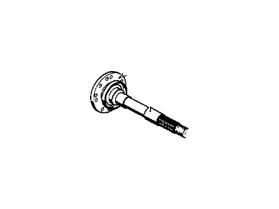 BMW 2000 Axle Shaft - 33411116775