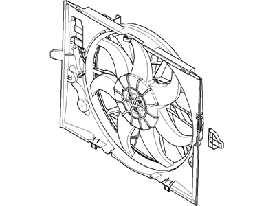 BMW 645Ci Fan Blade - 17427603762