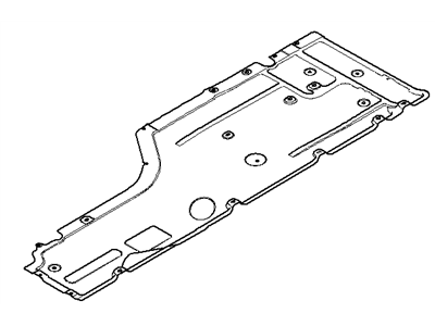 BMW 51717033758 Underside Panelling, Right